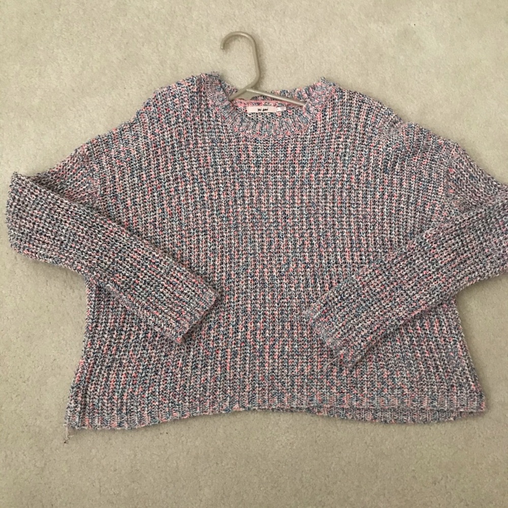 mi ami multi colored sweater